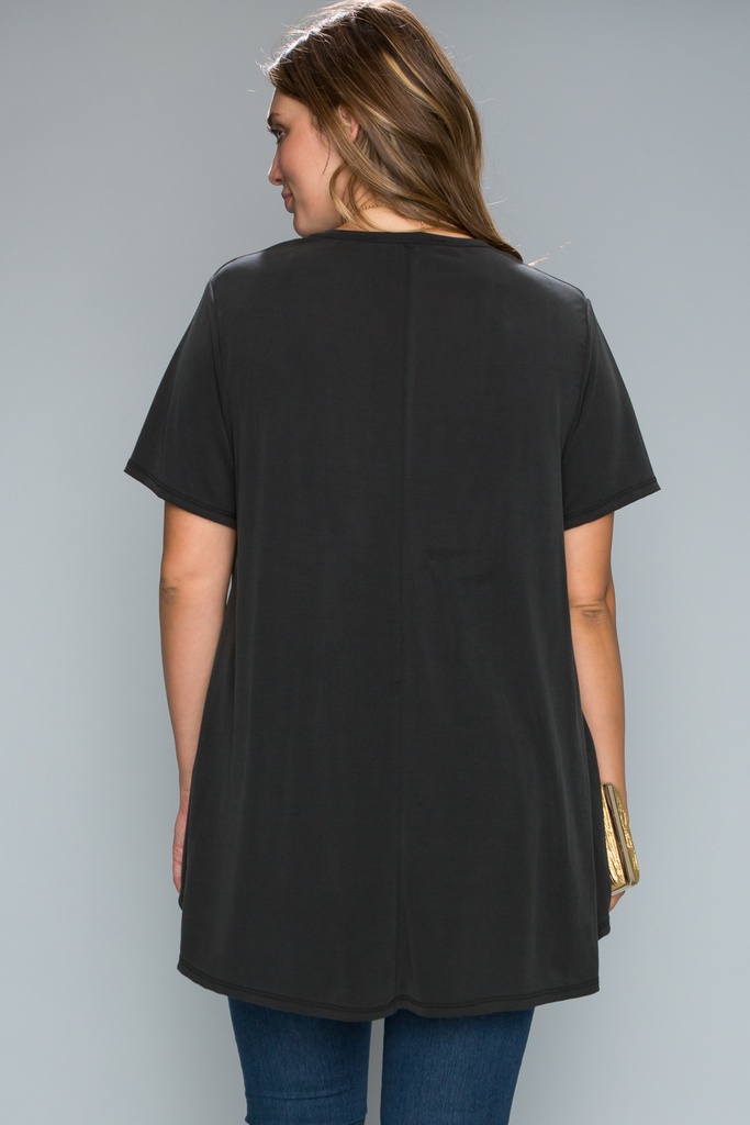 SS Black Stud Tunic back