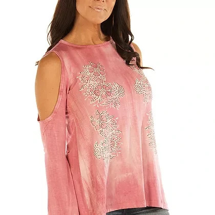 Floral Vines Cold Shoulder close