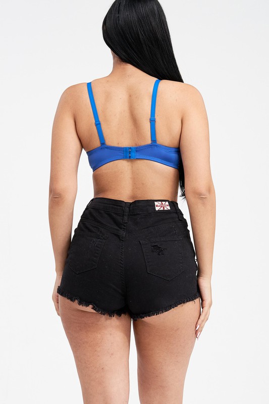 American Flag Sequin Bra Back
