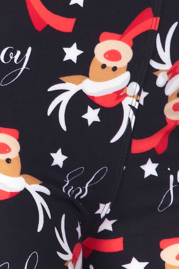 Santa Hat Reindeer Close