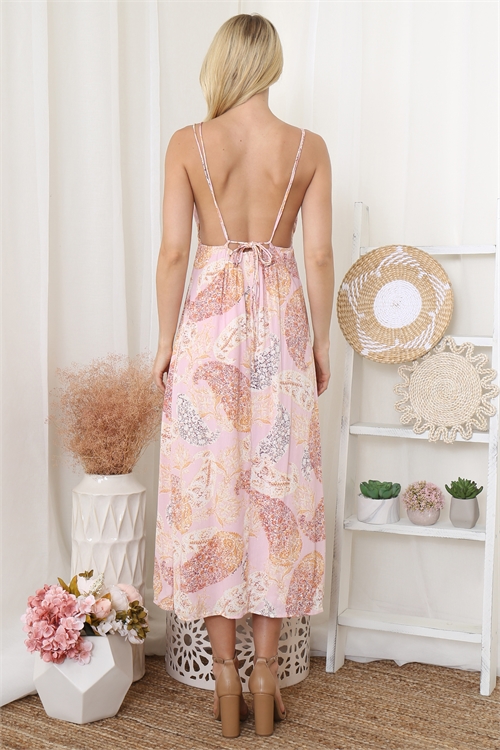 Pink Cross Dress back