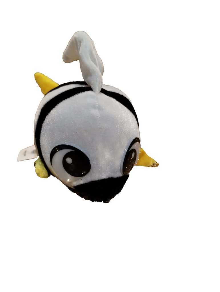 Black and White Big Fish Stuffed Toy