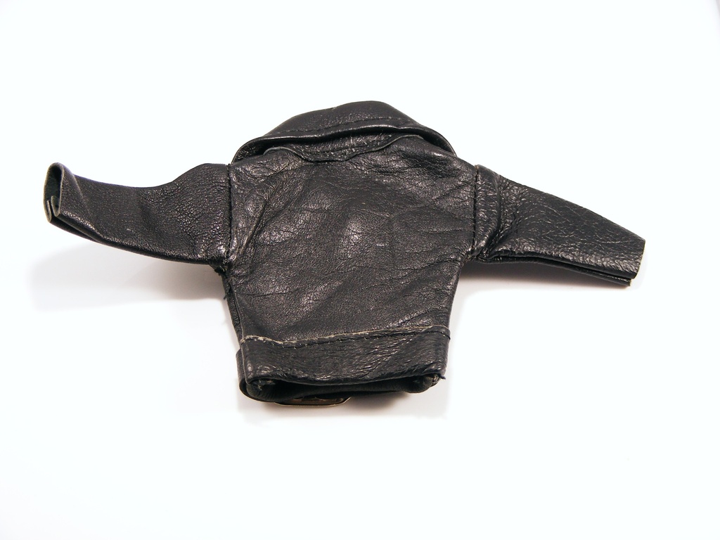 Leather Jacket Keychain back