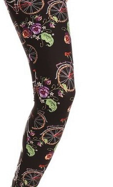  Bike Flowers Print