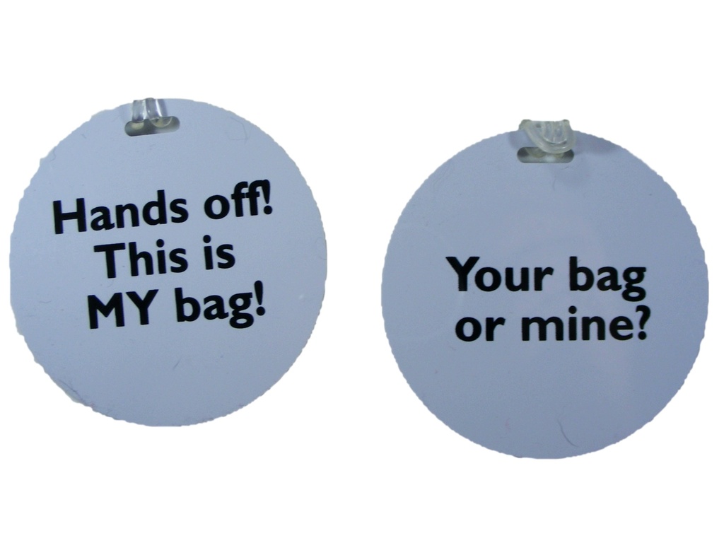  Luggage Tags White
