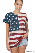  American Flag Print   (Small)