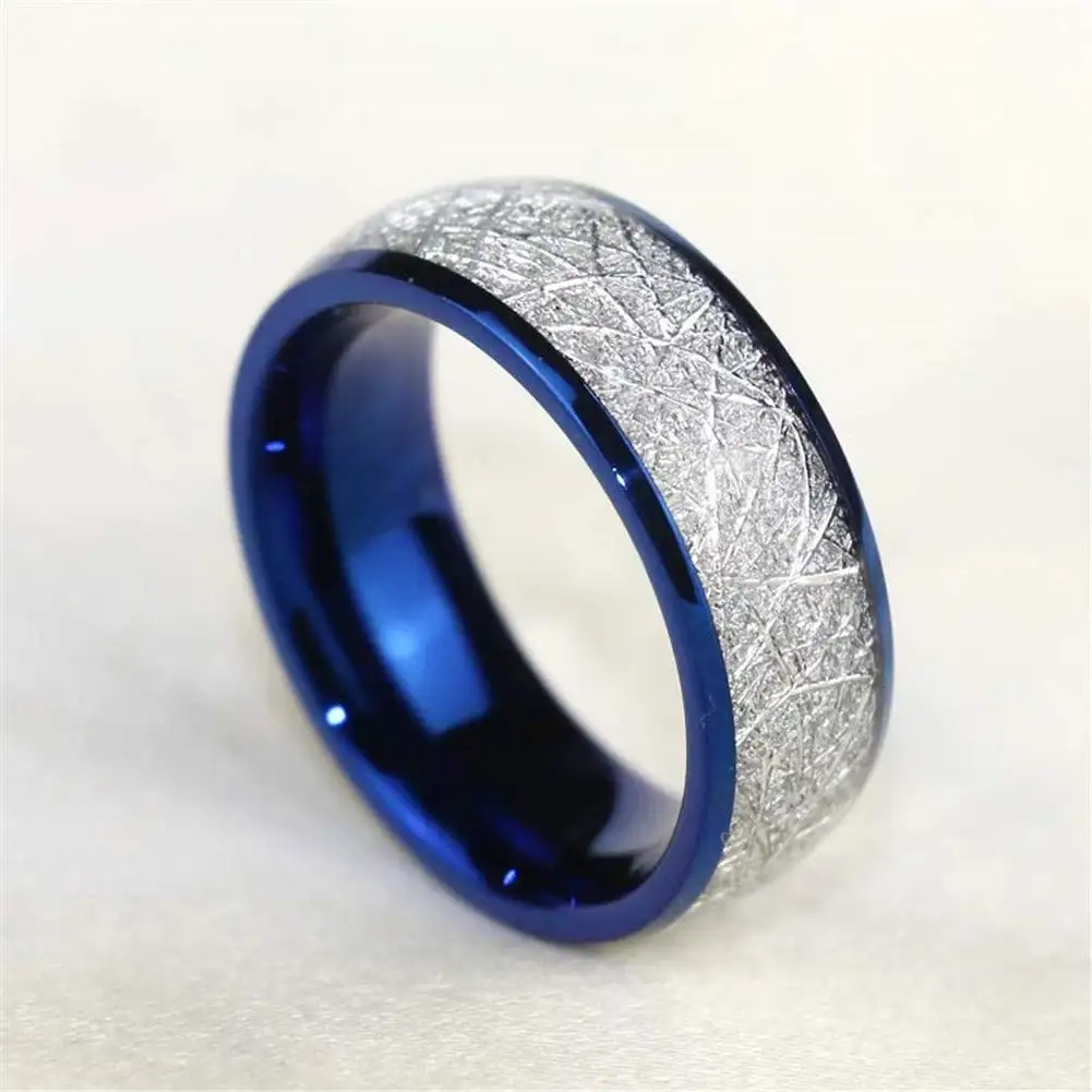 Blue Silver Ring