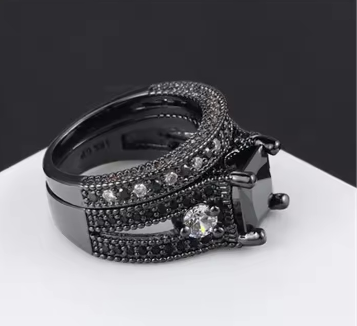 Black Stone Wedding Set (6)