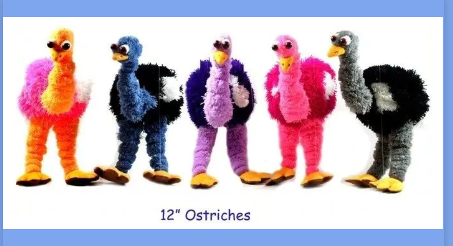 Ostrich Marionette