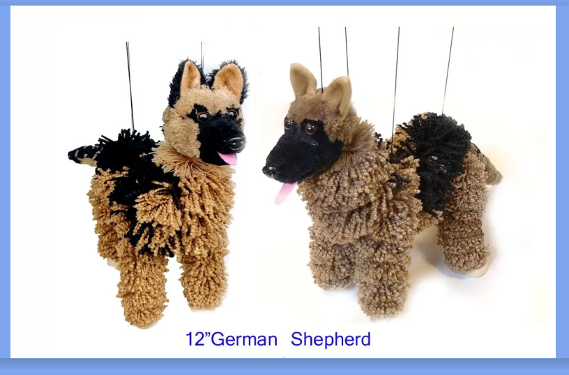 German Shepherd Marionette