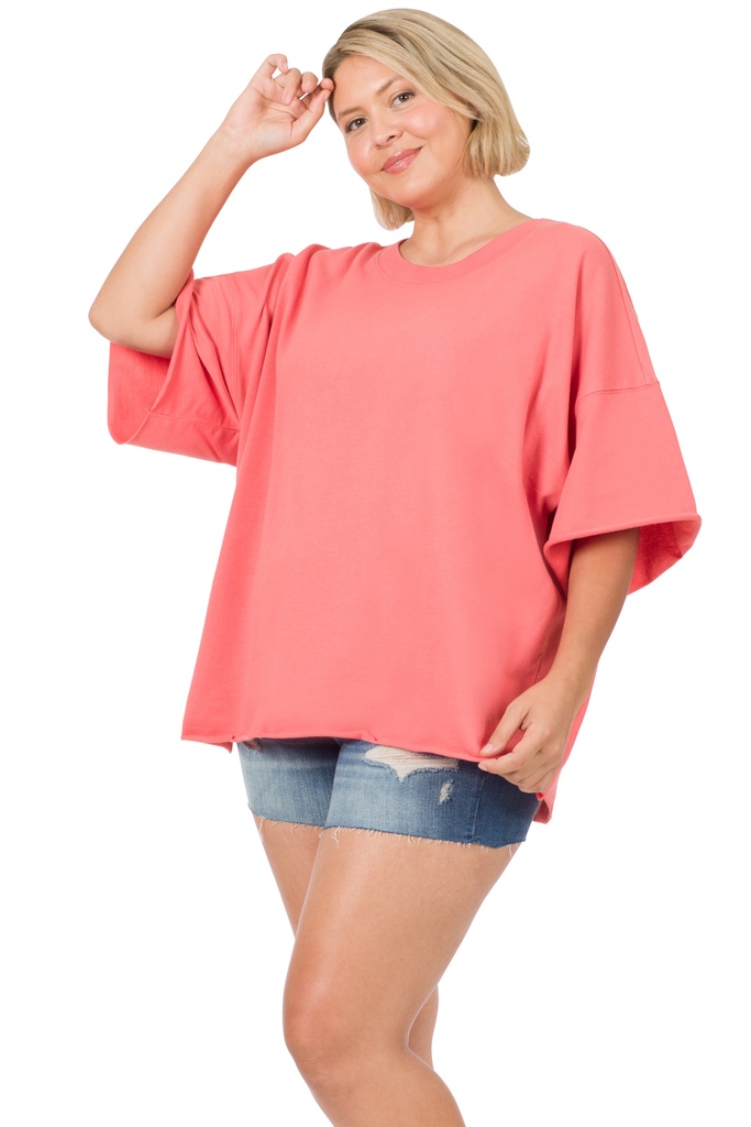  French Terry Off Shoulder 