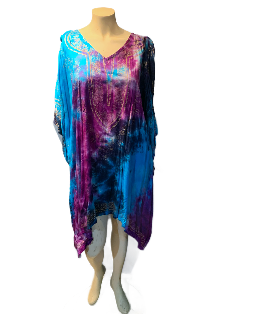 Purple Turquoise Dashiki