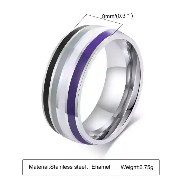 Pride Flag Rings