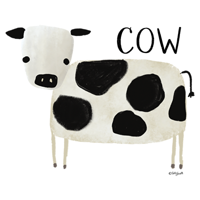 Cow Watercolor Onesie