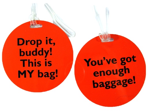  Luggage Tags Orange