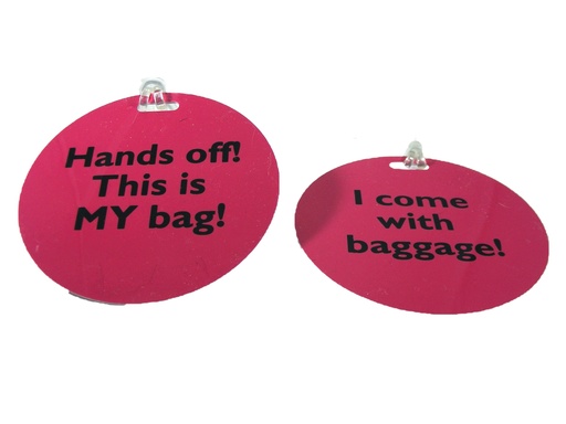  Luggage Tags Pink