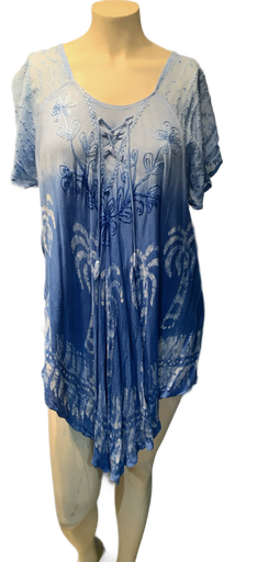 Blue Short Sleeve Tunic