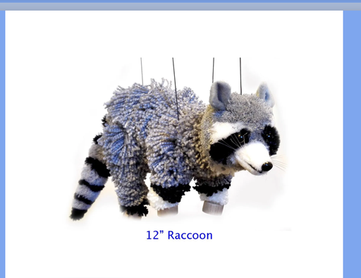 Raccoon Marionette